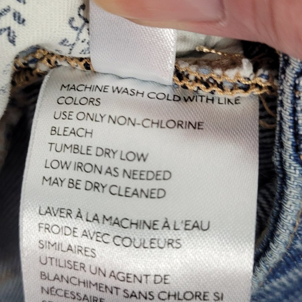 NWT Free People We The Free Bailey Raw Hem Denim Mini Skirt Indigo Blue 25 - Picture 9 of 12